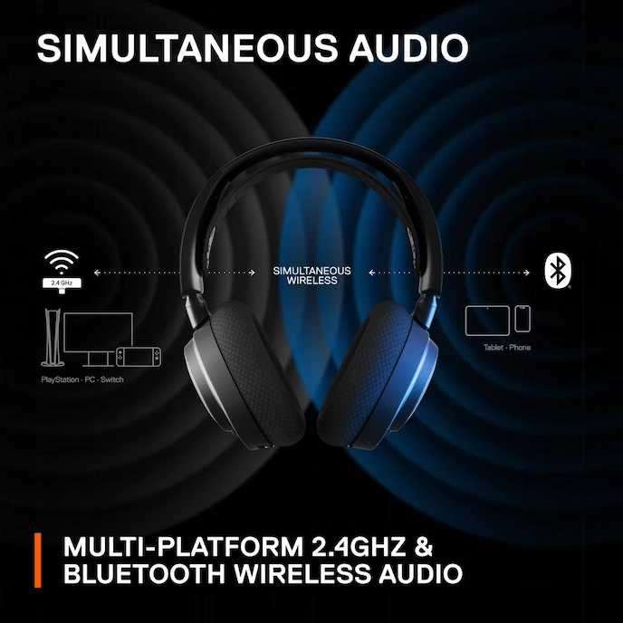 SteelSeries [61553] Arctis Nova 7 Wireless Gaming Headset