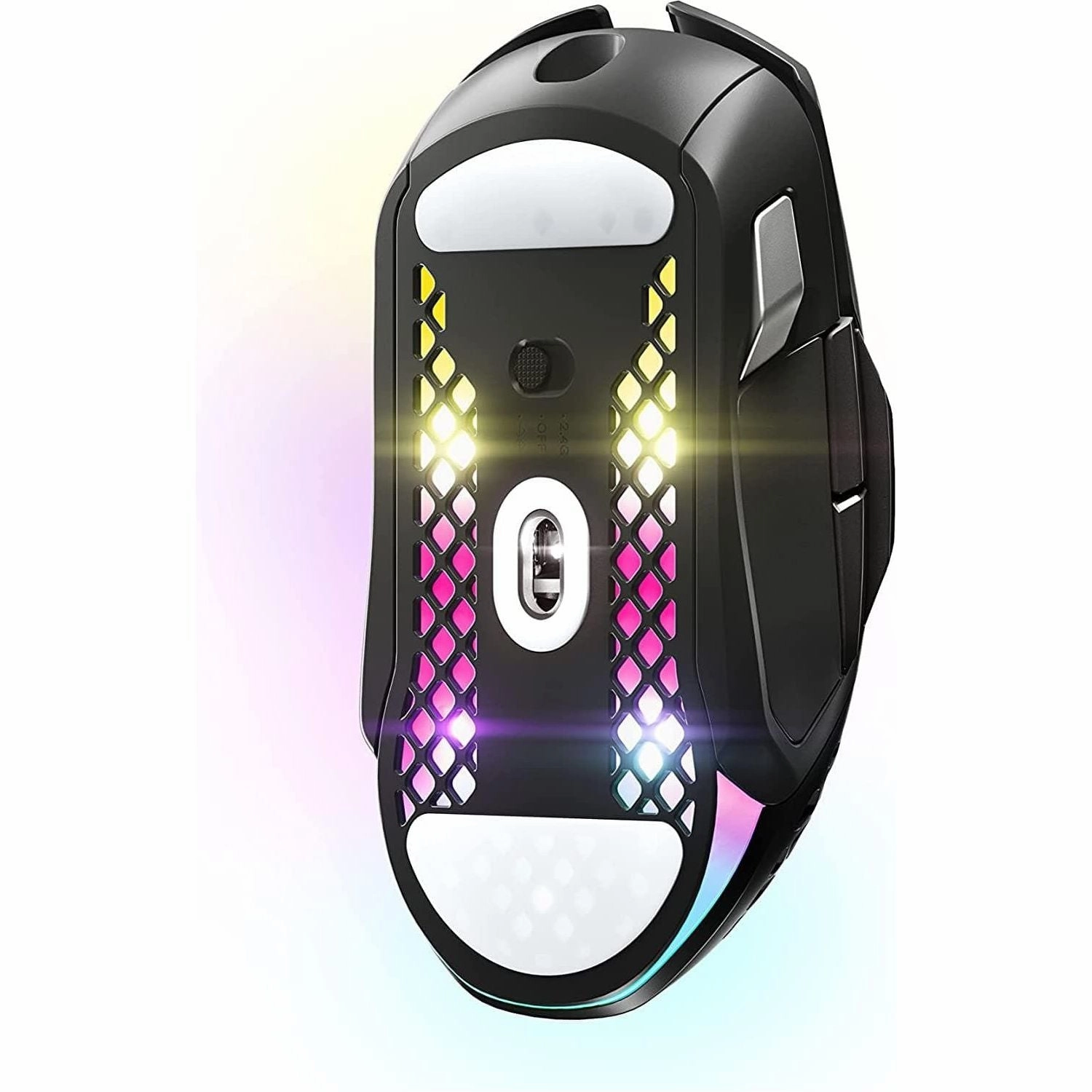 SteelSeries Aerox 5 Wireless Gaming Mouse C Ultra Lightweight 74g C 9 Buttons C Bluetooth/2.4 GHz C 180 Hr Battery C IP54 Water Resistant C PC/MAC C FPS, MOBA, Battle Royale