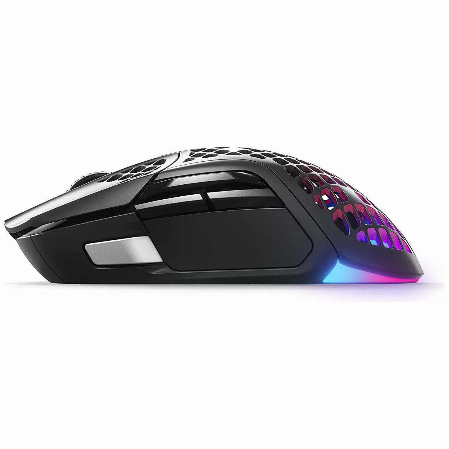 SteelSeries Aerox 5 Wireless Gaming Mouse C Ultra Lightweight 74g C 9 Buttons C Bluetooth/2.4 GHz C 180 Hr Battery C IP54 Water Resistant C PC/MAC C FPS, MOBA, Battle Royale