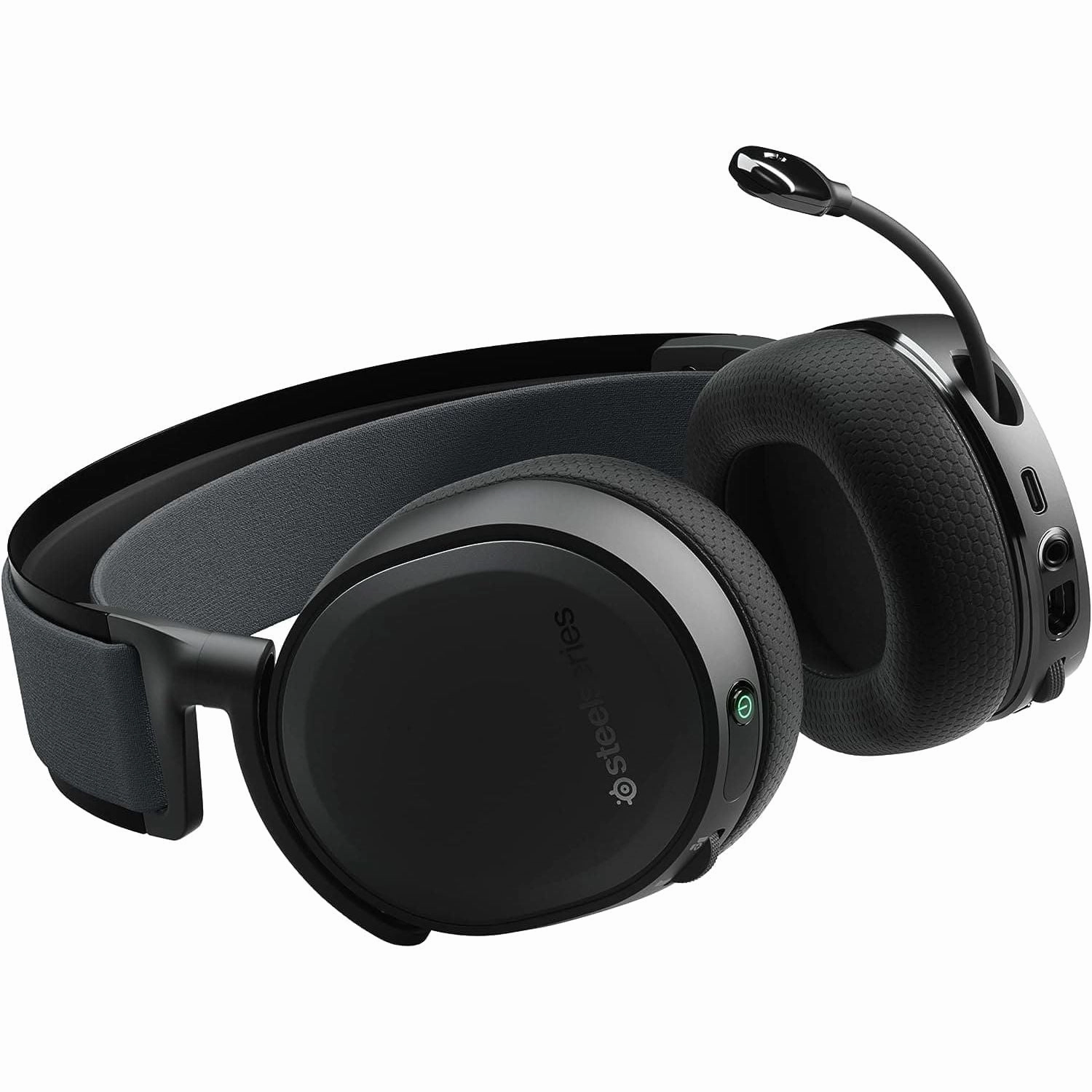 SteelSeries Arctis 7  Wireless Gaming Headset  Lossless 2.4 GHz  30 Hour Battery Life  USB-C  7.1 Surround  For PC, PS5, PS4, Mac, Android And Switch - Black