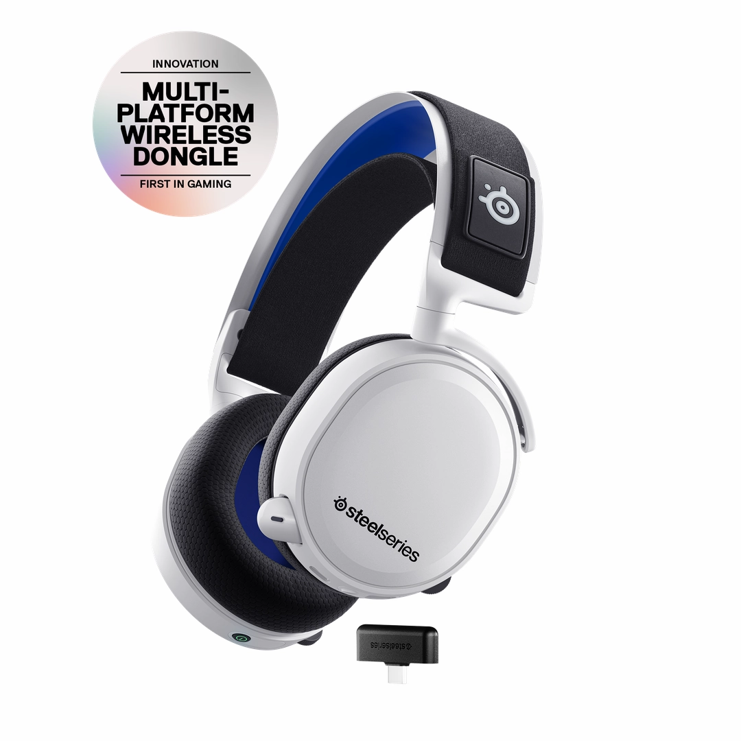 STEELSERIES Arctis 7P  Wireless 7.1 White Gaming Headset