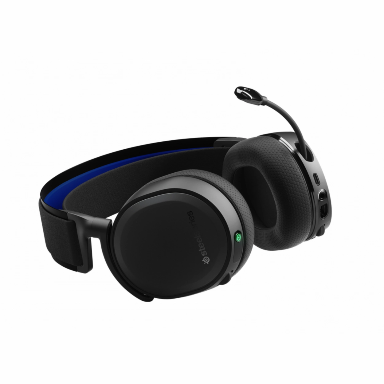 STEELSERIES ARCTIS 7P  WIRELESS GAMING HEADSET - BLACK  AND BLUE
