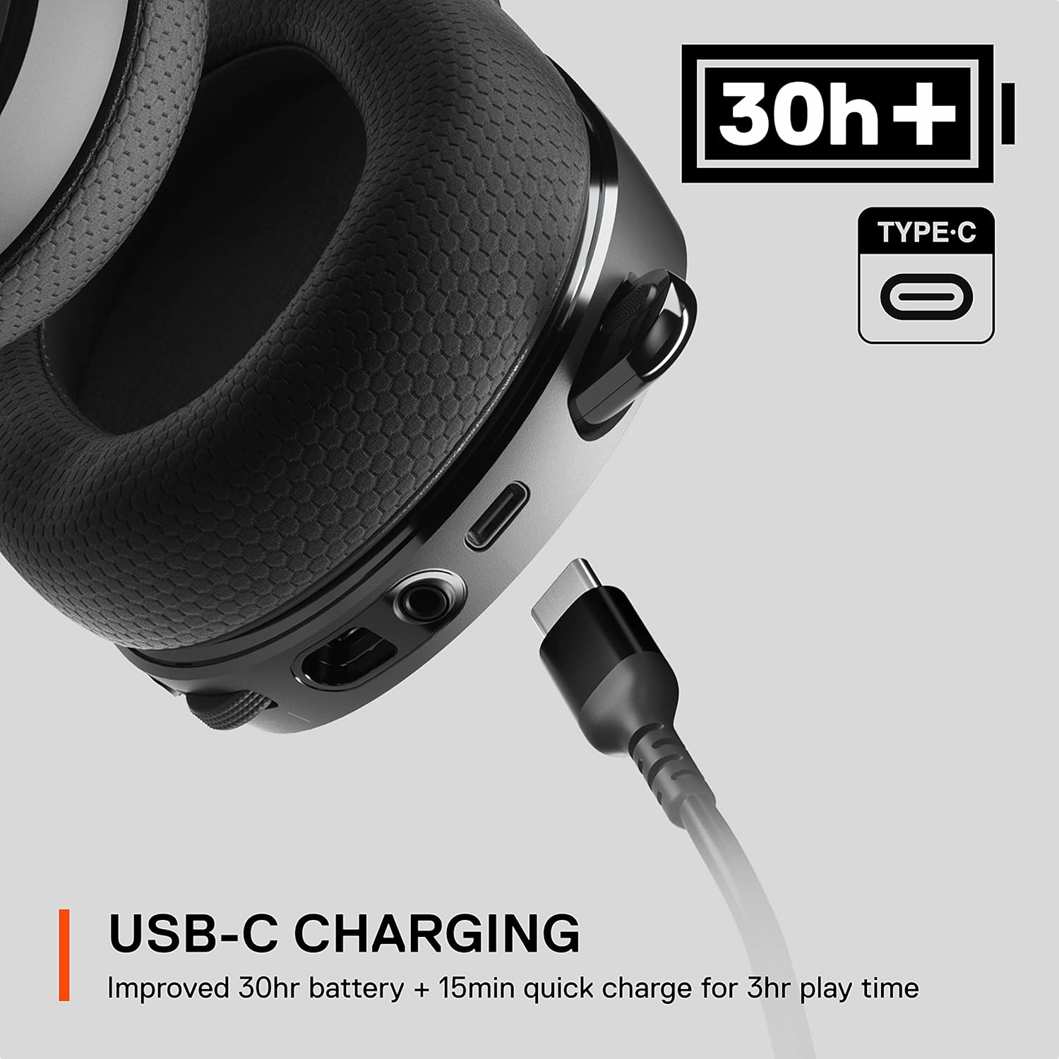SteelSeries Arctis 7X Wireless Xbox Series X/S Gaming Headset - Lossless 2.4 GHz - 30 Hour Battery Life - USB-C Quick Charging - Also works with PS5, PS4, PC, Mac, Switch & Android - Black