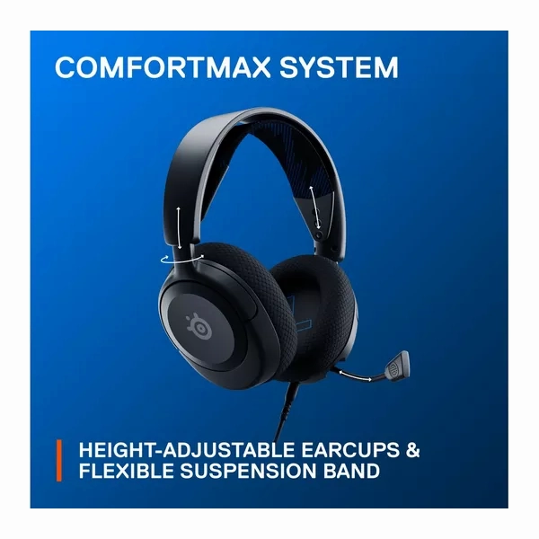 STEELSERIES Arctis Nova 1P 7.1 Gaming Headset - Black & Blue