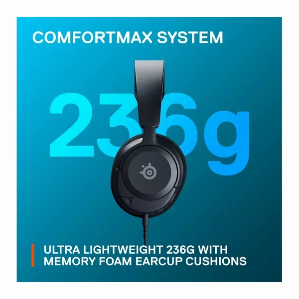 STEELSERIES Arctis Nova 1P 7.1 Gaming Headset - Black & Blue