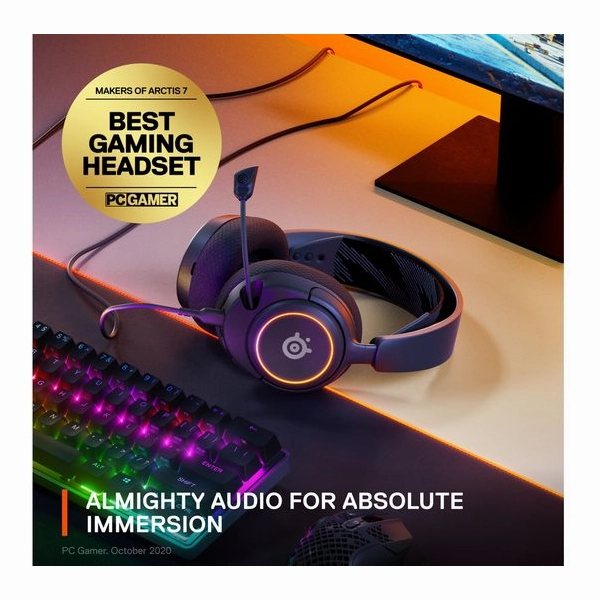 SteelSeries Arctis Nova 3 7.1 Gaming Headset - Black