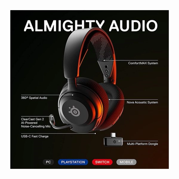 SteelSeries Arctis Nova 4 Wireless Headset