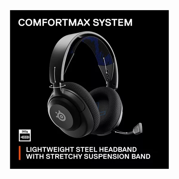 STEELSERIES Arctis Nova 4P Wireless 7.1 Gaming Headset - Black