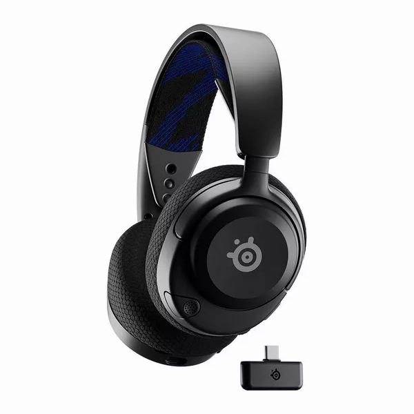 STEELSERIES Arctis Nova 4P Wireless 7.1 Gaming Headset - Black earbuds and headphones, true wireless earbuds, noise cancelling earbuds