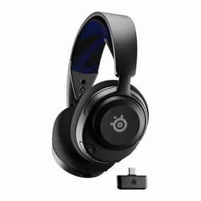 STEELSERIES Arctis Nova 4P Wireless 7.1 Gaming Headset - Black earbuds and headphones, true wireless earbuds, noise cancelling earbuds