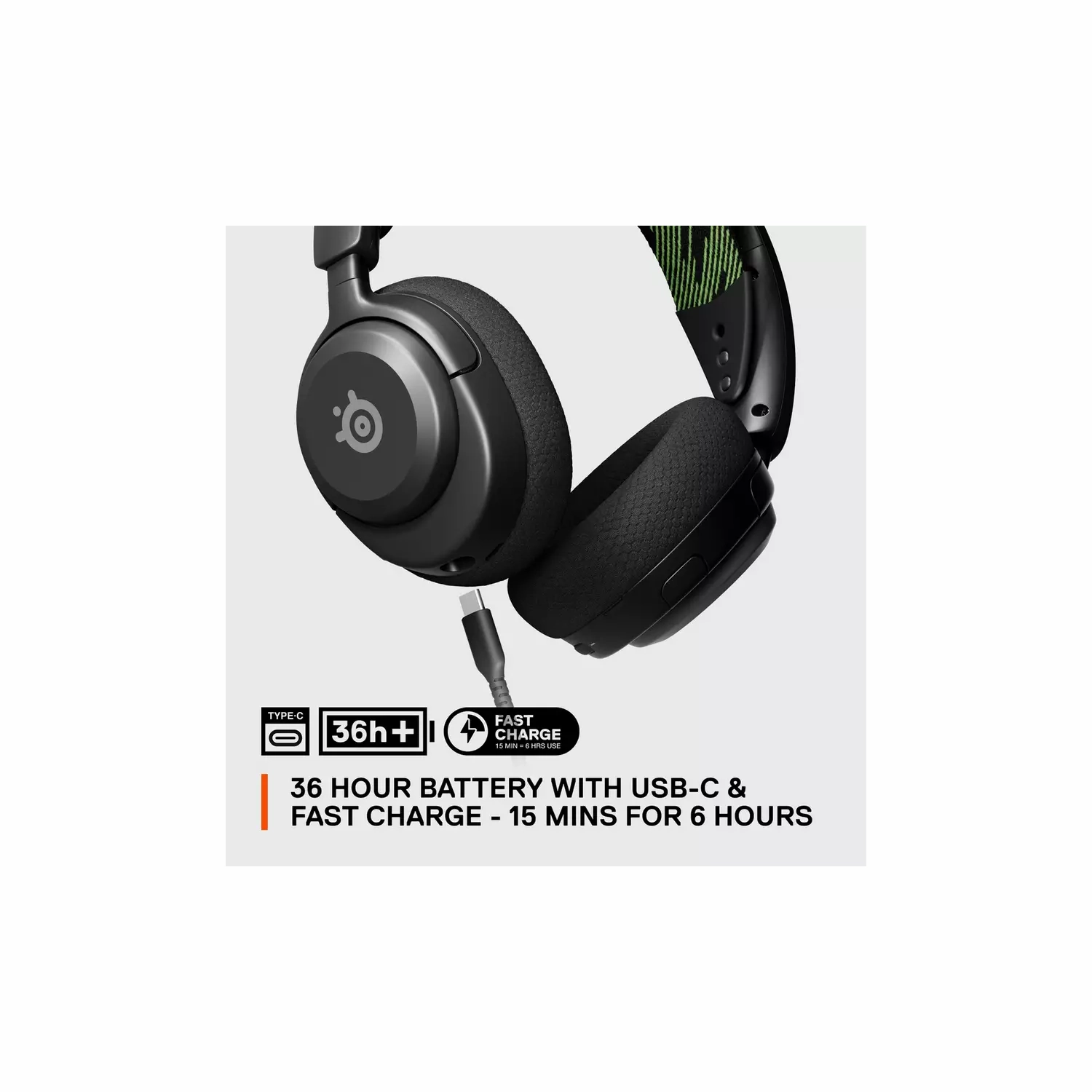 SteelSeries Arctis Nova 4X Wireless Multi-Platform Gaming Headset  360 Spatial Audio  2.4GHz High-Speed Wireless  36 Hr Battery  USB-C  ClearCast Gen 2 Mic  Xbox Series X|S, PC, PS5, Switch