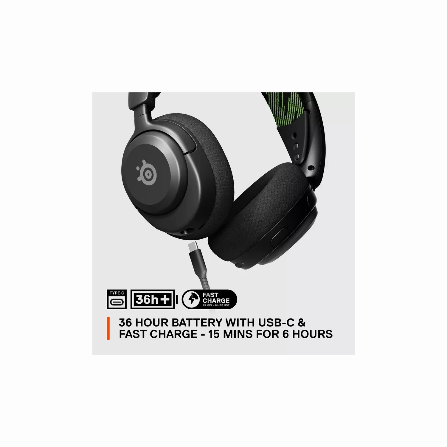 SteelSeries Arctis Nova 4X Wireless Multi-Platform Gaming Headset  360 Spatial Audio  2.4GHz High-Speed Wireless  36 Hr Battery  USB-C  ClearCast Gen 2 Mic  Xbox Series X|S, PC, PS5, Switch