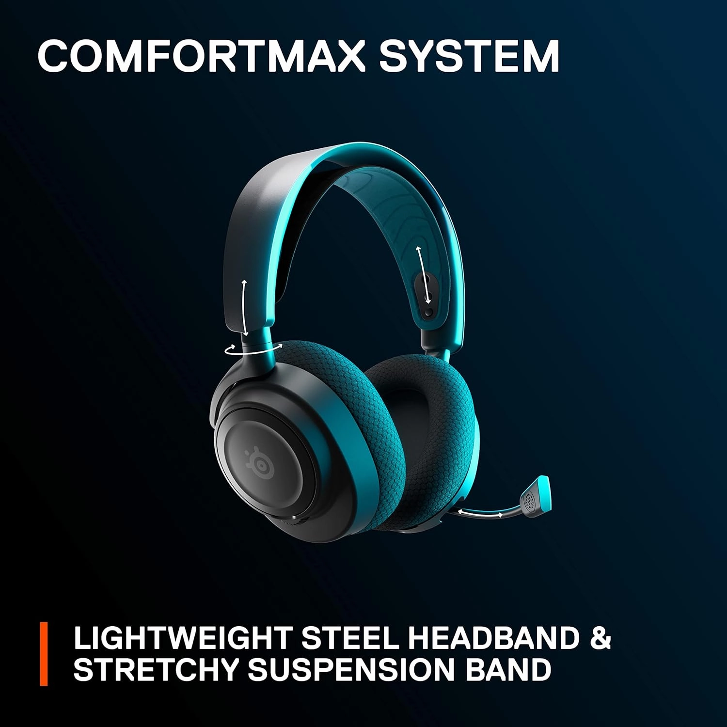 SteelSeries Arctis Nova 7P Wireless PS5 Gaming Headset - Neodymium Drivers, Dual Wireless (PlayStation & Bluetooth), 38H USB-C Battery, Gen2 AI Mic, PS4, PC, Switch, Mobile - Black