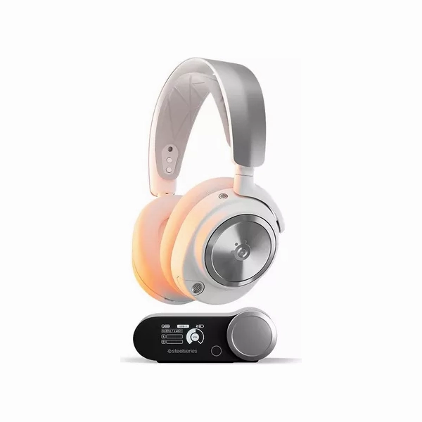 STEELSERIES Arctis Nova Pro Wireless 7.1 Gaming Headset for PC & PlayStation - White