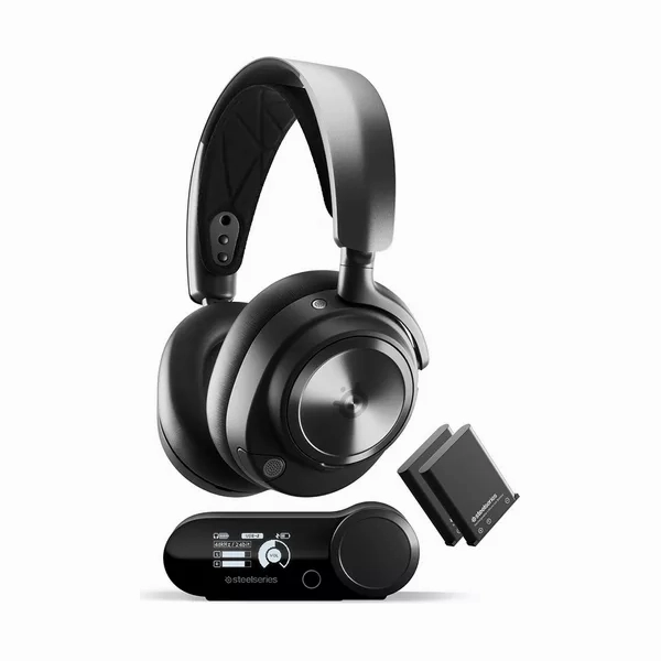 STEELSERIES Arctis Nova Pro Wireless 7.1 Gaming Headset for PC & PlayStation earbuds and headphones, true wireless earbuds, noise cancelling earbuds