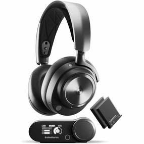 STEELSERIES Arctis Nova Pro Wireless Gaming Headset for PlayStation & PC - Black earbuds and headphones, true wireless earbuds, noise cancelling earbuds