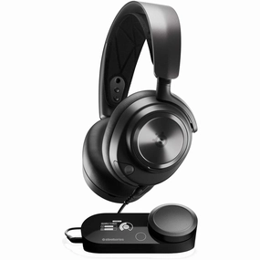 SteelSeries Arctis Nova Pro Wireless X 7.1 Wired Gaming Headset - Black bluetooth headphones, cheap wireless headphones, headphones with mic