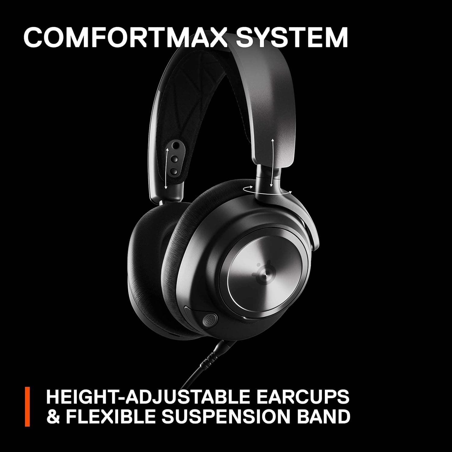 SteelSeries Arctis Nova Pro Wireless X 7.1 Wired Gaming Headset - Black