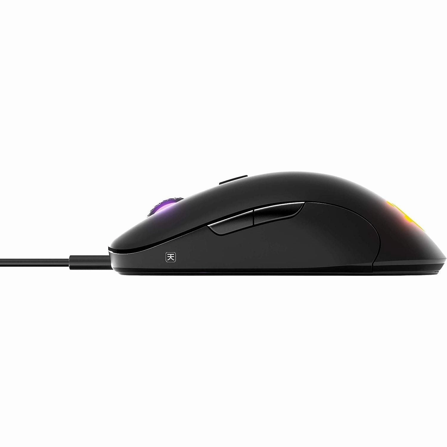 SteelSeries Sensei Ten - Gaming Mouse - 18, 000 CPI Truemove Pro Optical Sensor - Ambidextrous design - 8 Programmable Buttons - RGB Lighting - Black