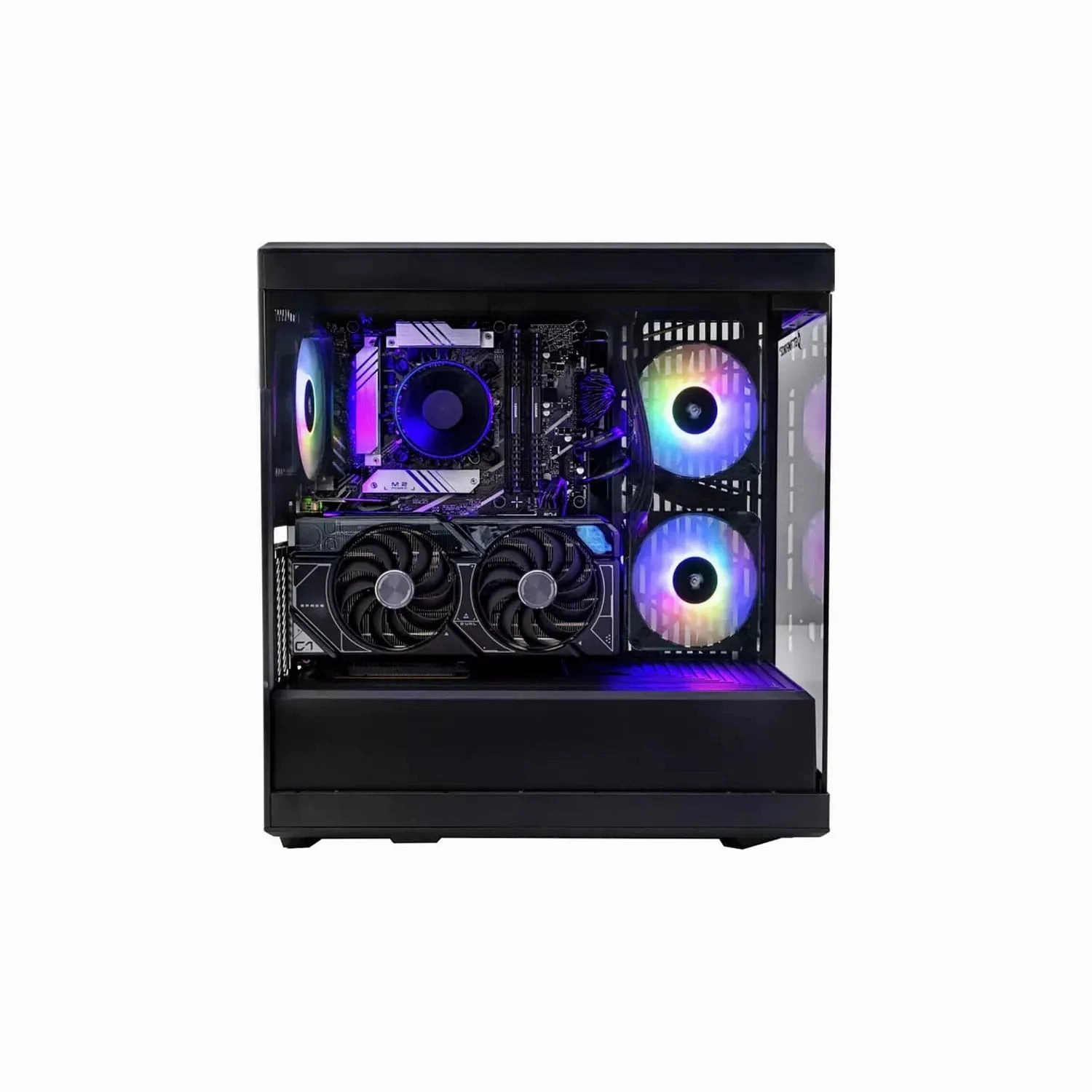 Stormforce Crystal Gaming Desktop - RTX 4070, Intel Core i5, 16GB RAM, 1TB SSD - Black