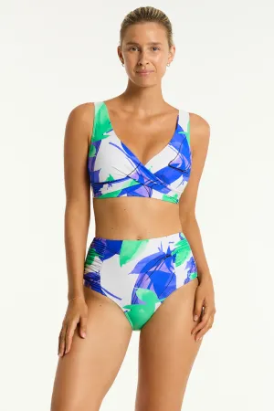 Sublime Cross Front Multifit Bra Top