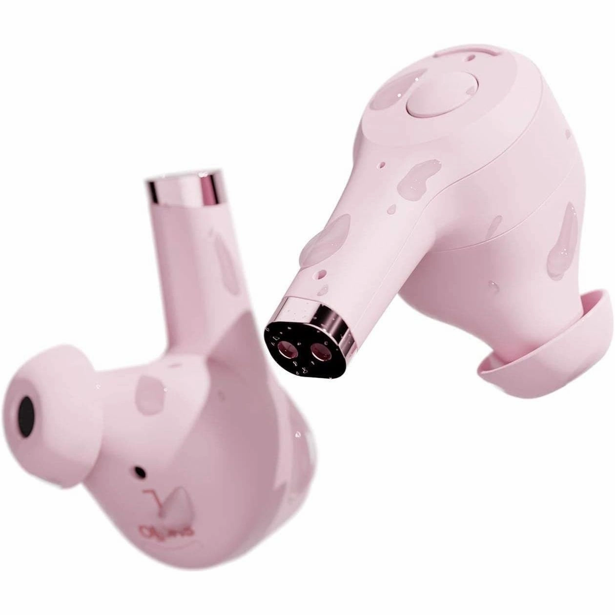 Sudio Ett True Wireless Bluetooth Earbuds - Active Noise Cancelling, Transparency Mode, IPX5 Water Protection, 30h Battery Time, supports Wireless Charging, compatible with Android and iOS (Pink)