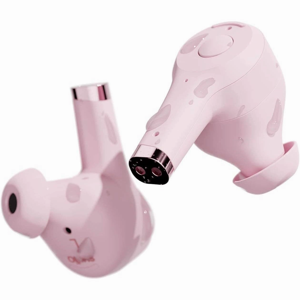Sudio Ett True Wireless Bluetooth Earbuds - Active Noise Cancelling, Transparency Mode, IPX5 Water Protection, 30h Battery Time, supports Wireless Charging, compatible with Android and iOS (Pink)