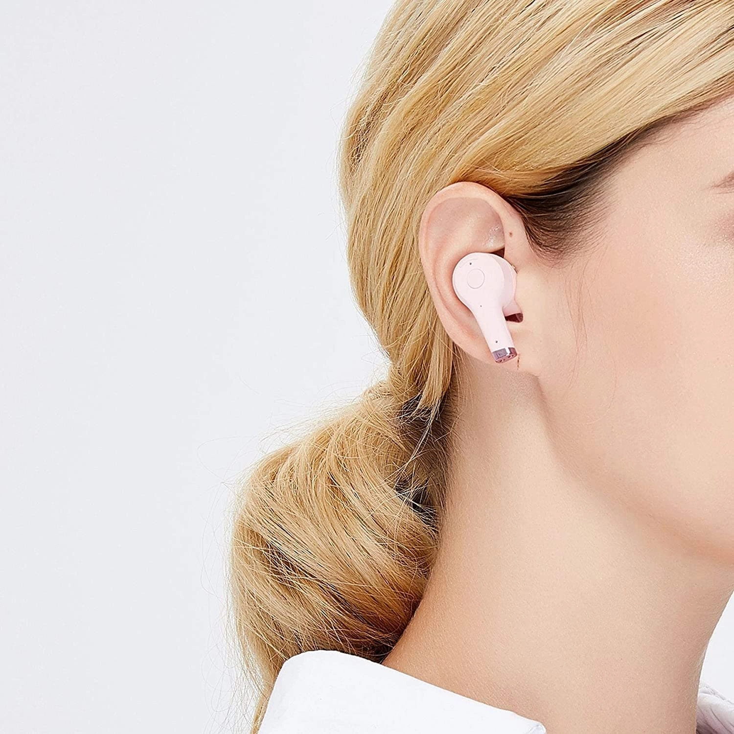 Sudio Ett True Wireless Bluetooth Earbuds - Active Noise Cancelling, Transparency Mode, IPX5 Water Protection, 30h Battery Time, supports Wireless Charging, compatible with Android and iOS (Pink)