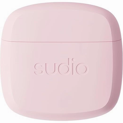 Sudio N2 Wireless Open-Ear Headphones  Bluetooth, 30H Battery, Mic, Multipoint, IPX4, USB-C - Dusty Pink