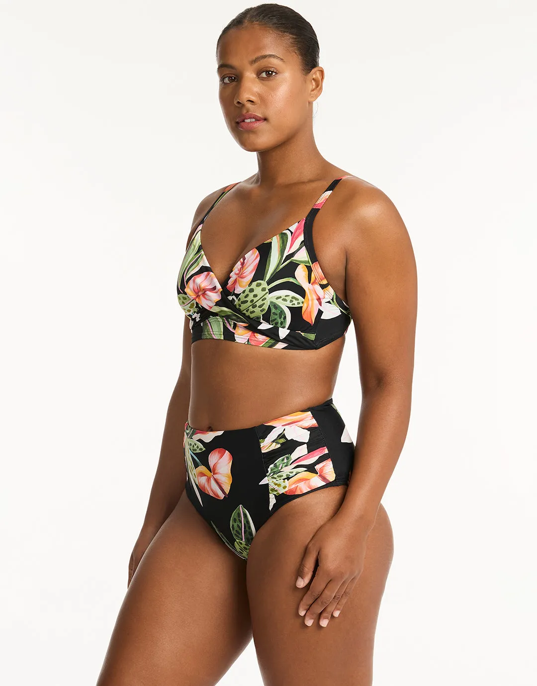Sundown Twist Front DD/E Bikini Top