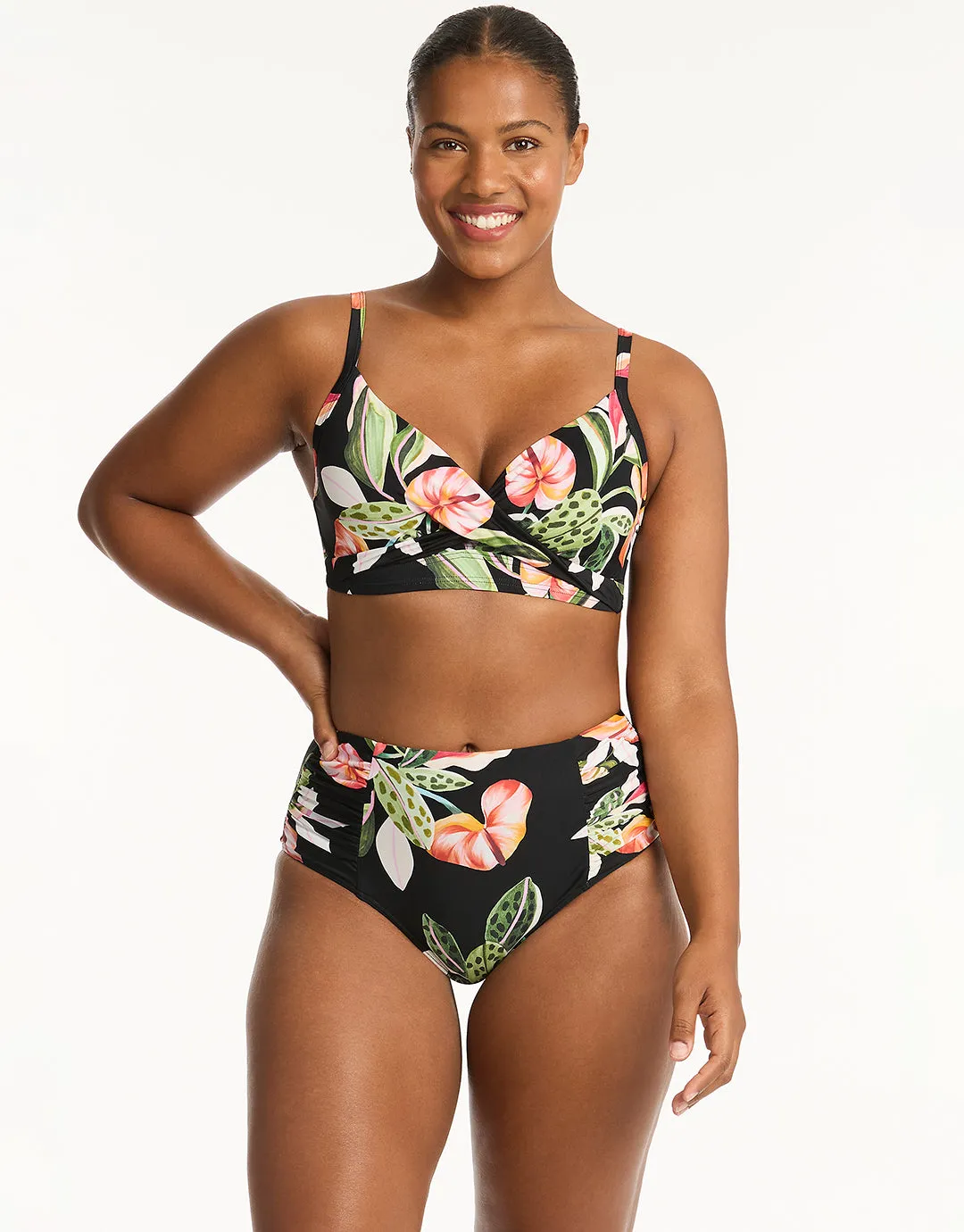 Sundown Twist Front DD/E Bikini Top
