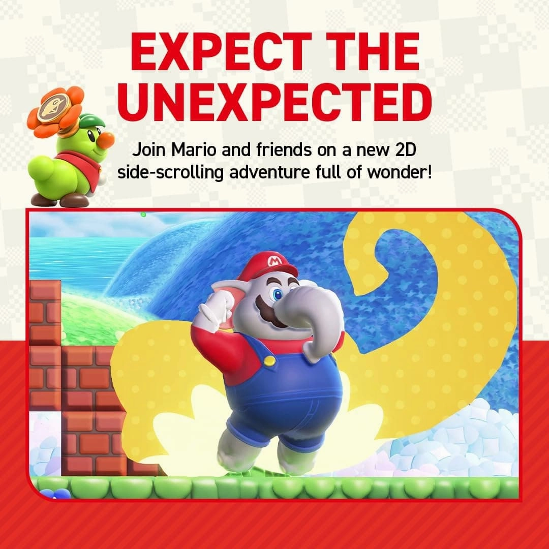 Super Mario Bros Wonder - Nintendo Switch Game