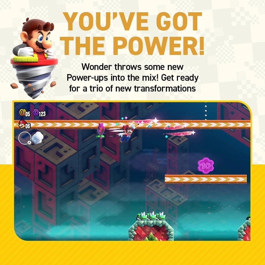 Super Mario Bros Wonder - Nintendo Switch Game