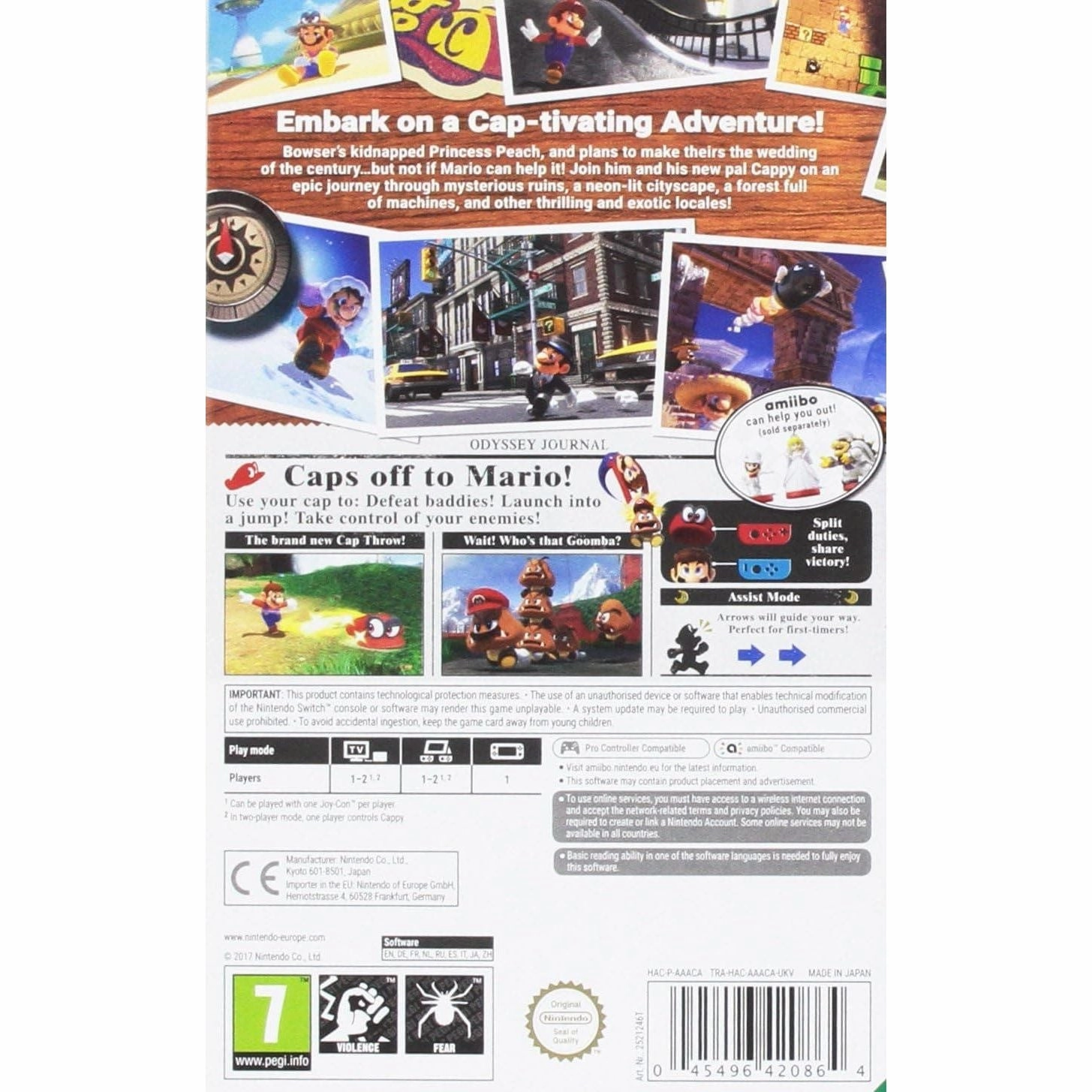 Super Mario Odyssey (Nintendo Switch)