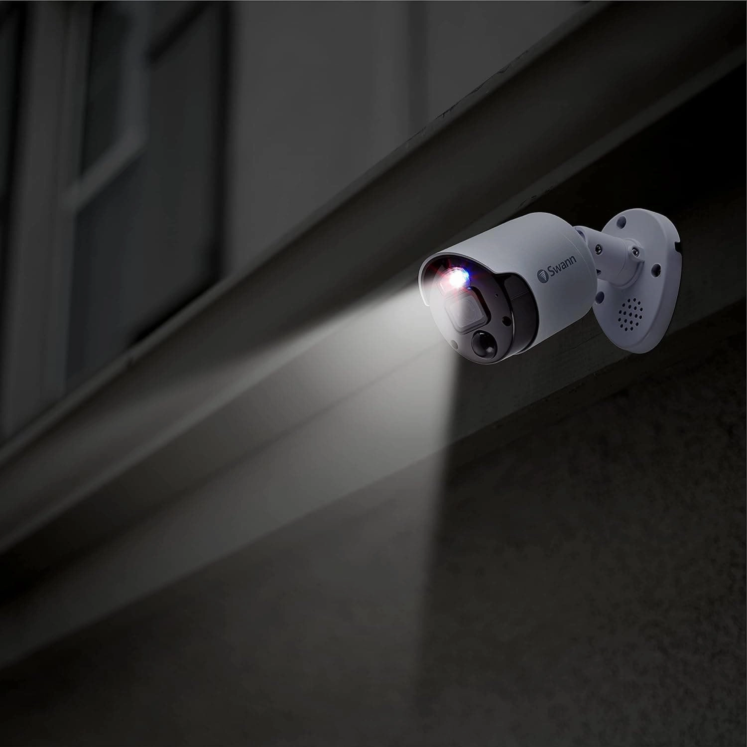 Swann Add-On NVR Bullet Security Camera with PoE connection, 4K Ultra HD Video, Indoor or Outdoor, Colour Night Vision, Heat Motion Detection, Face Recognition, 2-Way Talk, Smart Video Analytics 900BE