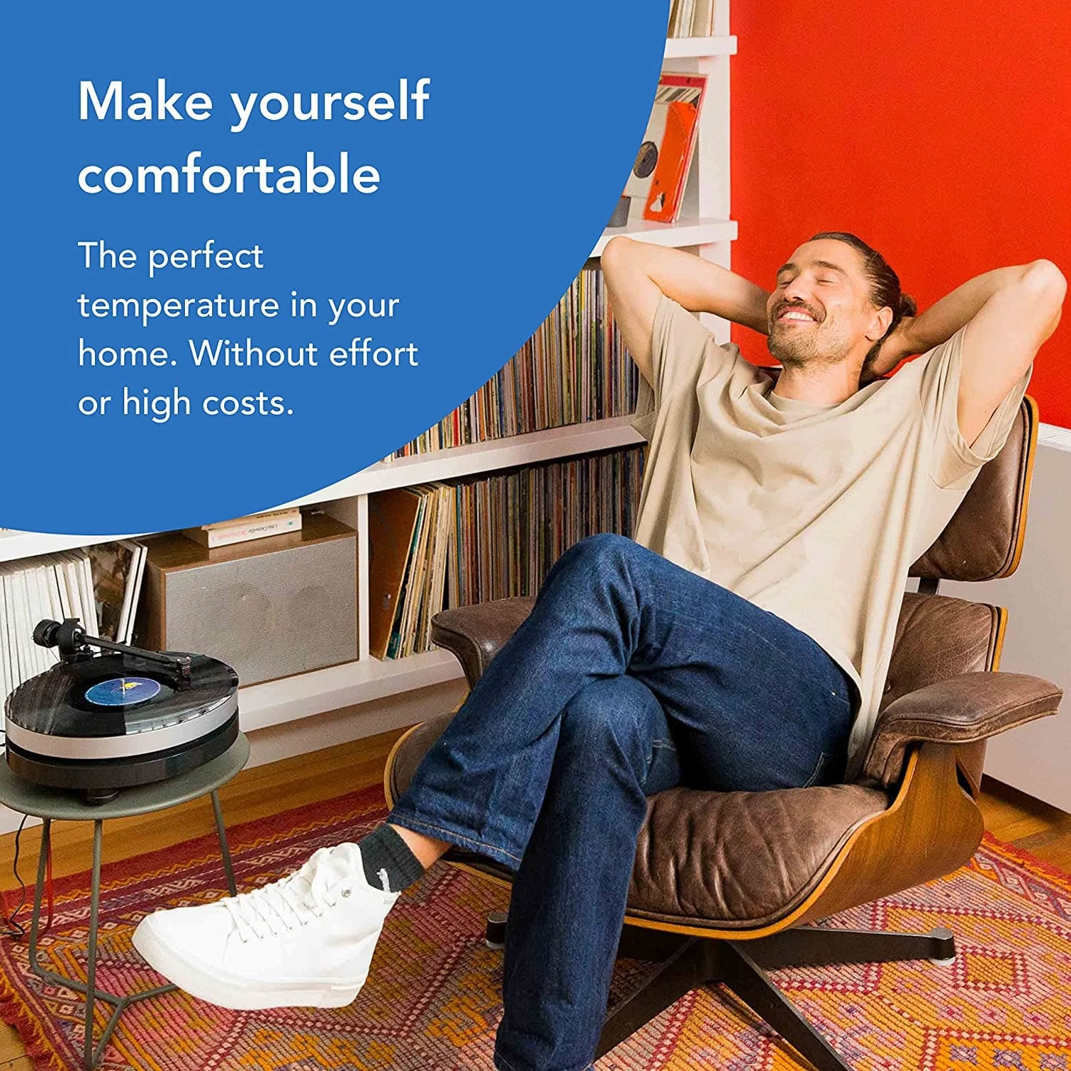tado Wireless Smart Thermostat Starter Kit V3  Incl. Stand C Full Control Over Your Boiler And Hot Water From Anywhere, Save Energy, Easy DIY Installation