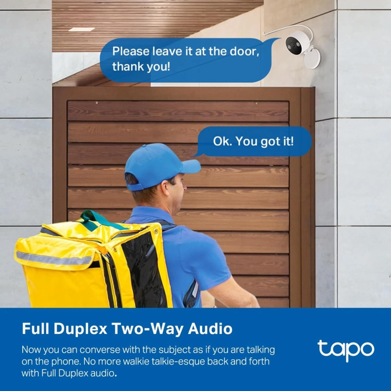 Tapo 2K Indoor/Outdoor Wi-Fi Home Security Camera, IP66 Weatherproof, AI&Baby Cry Detection, Colour Night Vision, Cloud & SD Card Storage up to 512G, work with Amazon Alexa & Google (Tapo C120)