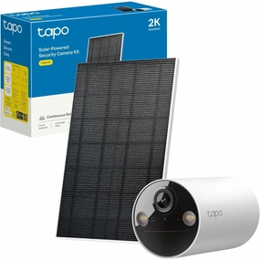 Tapo 2K Solar Security Camera Kit - Rechargeable Battery, Solar Panel, AI Detection, Colour Night Vision, Indoor/Outdoor, Alexa & Google Compatible (TC82 KIT) xbox console, buy xbox series x, xbox accessories online