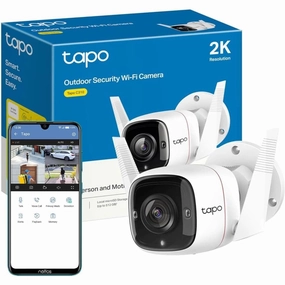Tapo 2K Wireless Outdoor Security Camera, Motion Detection, IP66 Weatherproof, Built-in Siren, 2-way Audio, 3MP, Night Vision, Cloud &SD Card Storage, Works with Alexa & Google Home (Tapo C310) digital cameras, buy mirrorless camera, compact camera