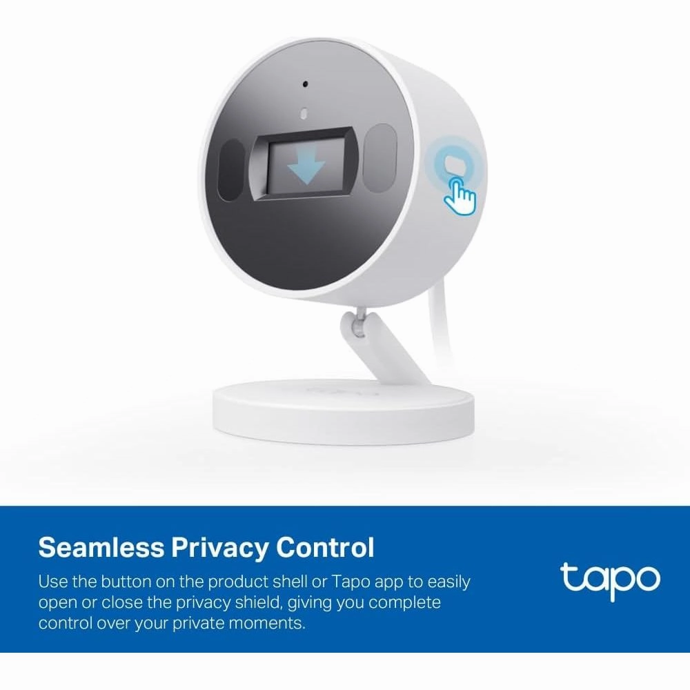 Tapo C125 Smart Security Indoor Camera, 2K QHD, AI Detection, Privacy Shutter, Night Vision, 140?? FOV, Local/Cloud Storage