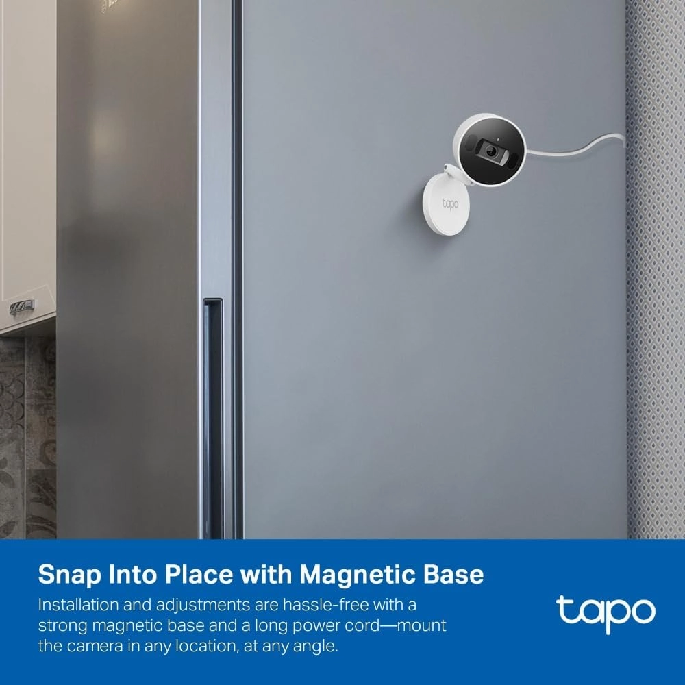 Tapo C125 Smart Security Indoor Camera, 2K QHD, AI Detection, Privacy Shutter, Night Vision, 140?? FOV, Local/Cloud Storage