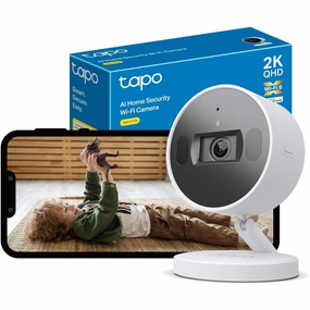 Tapo C125 Smart Security Indoor Camera, 2K QHD, AI Detection, Privacy Shutter, Night Vision, 140 FOV, Local/Cloud Storage camera and photography, photography gear, professional camera kits
