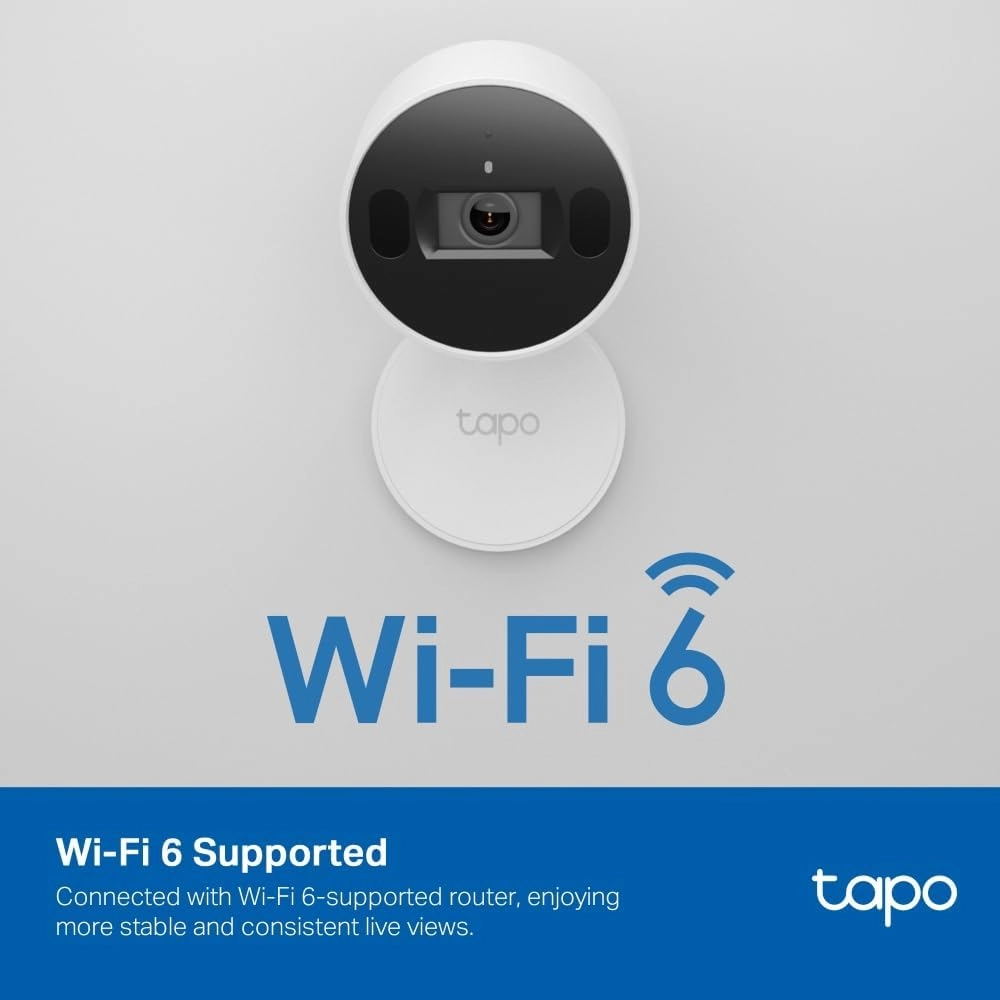 Tapo C125 Smart Security Indoor Camera, 2K QHD, AI Detection, Privacy Shutter, Night Vision, 140 FOV, Local/Cloud Storage