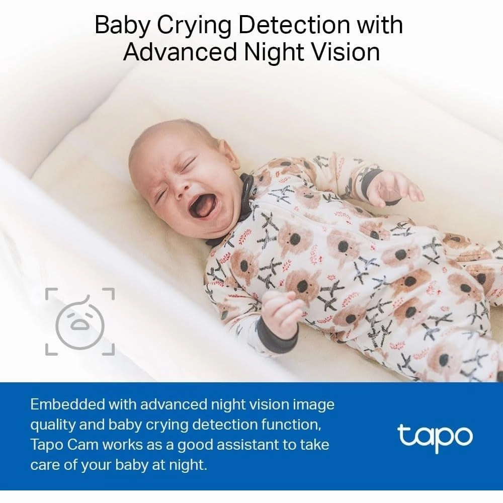 Tapo Mini Smart Security Camera (TC60)  Indoor CCTV with Alexa &amp; Google Home Compatibility