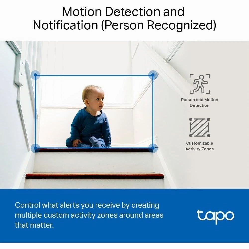 Tapo Mini Smart Security Camera (TC60)  Indoor CCTV with Alexa &amp; Google Home Compatibility