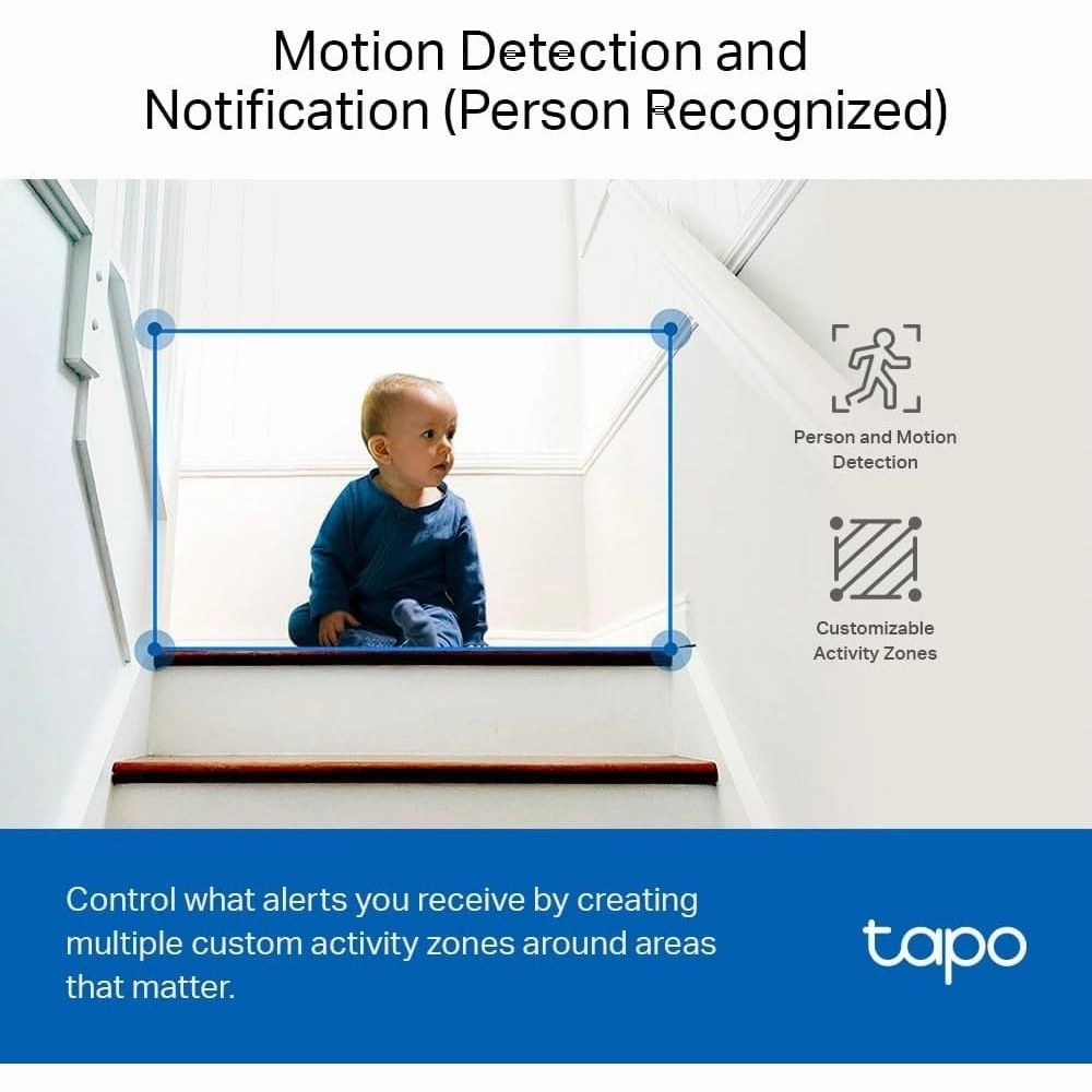 Tapo Mini Smart Security Camera (TC60)  Indoor CCTV with Alexa &amp; Google Home Compatibility