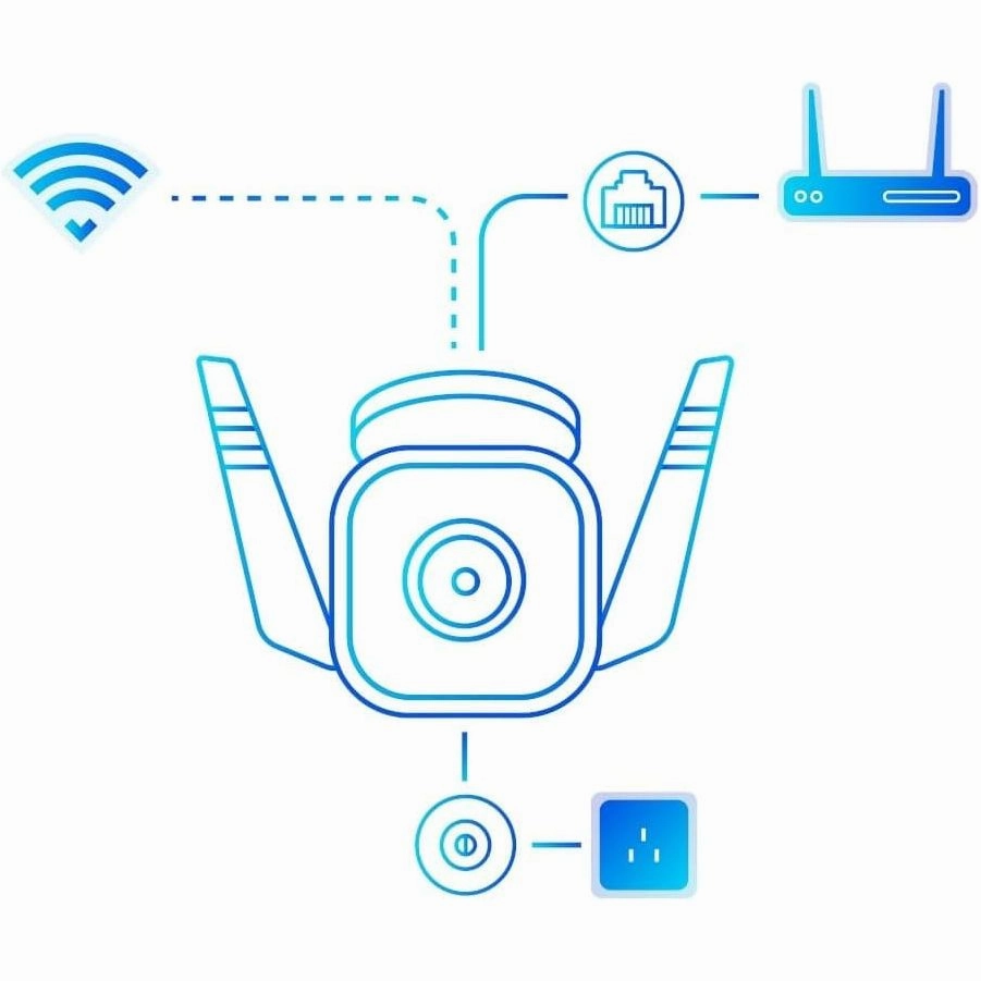 Tapo Wireless Outdoor Security Camera, Weatherproof, flexible installation, No Hub Required, Works with Alexa & Google Home, 3MP Ultra-High Definition, Automatic Siren, 2-way Audio, SD Storage (TC65)
