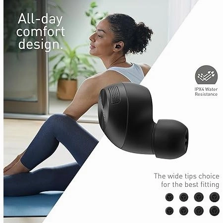 Technics EAH-AZ40M2EK Wireless Earbuds  Noise Cancelling, Multipoint Bluetooth, Mic, 5.5H Playtime  Black