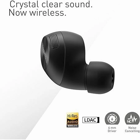 Technics EAH-AZ40M2EK Wireless Earbuds  Noise Cancelling, Multipoint Bluetooth, Mic, 5.5H Playtime  Black