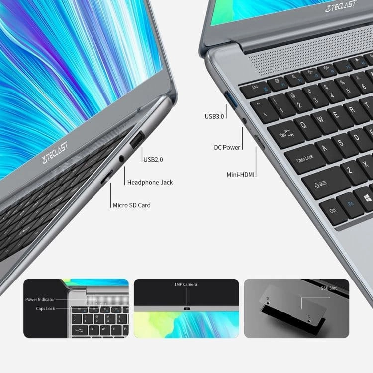 Teclast F7 Plus 3 14.1 inch, Intel N4120, 8GB RAM 256GB SSD - Silver
